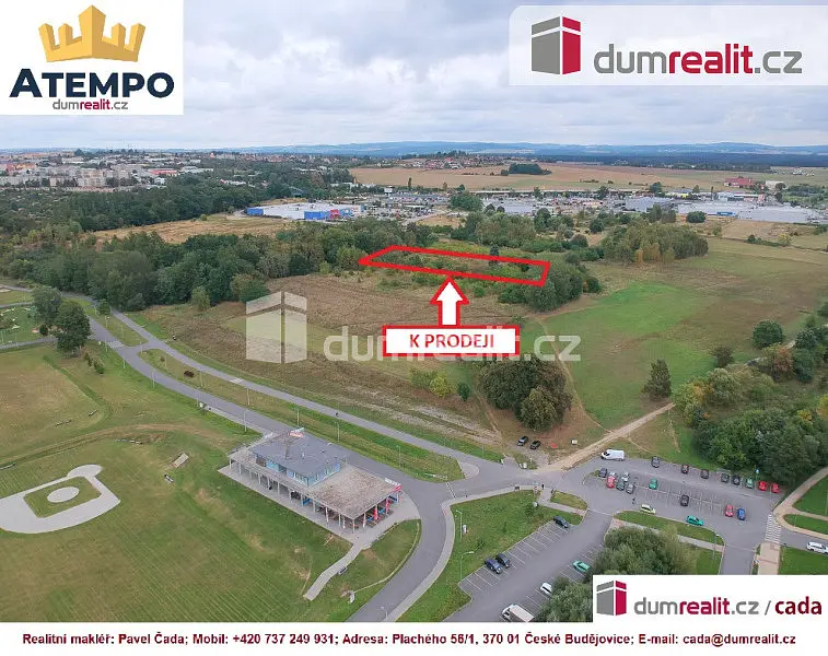Prodej pozemku 889 m², U Čápova dvora · Tábor