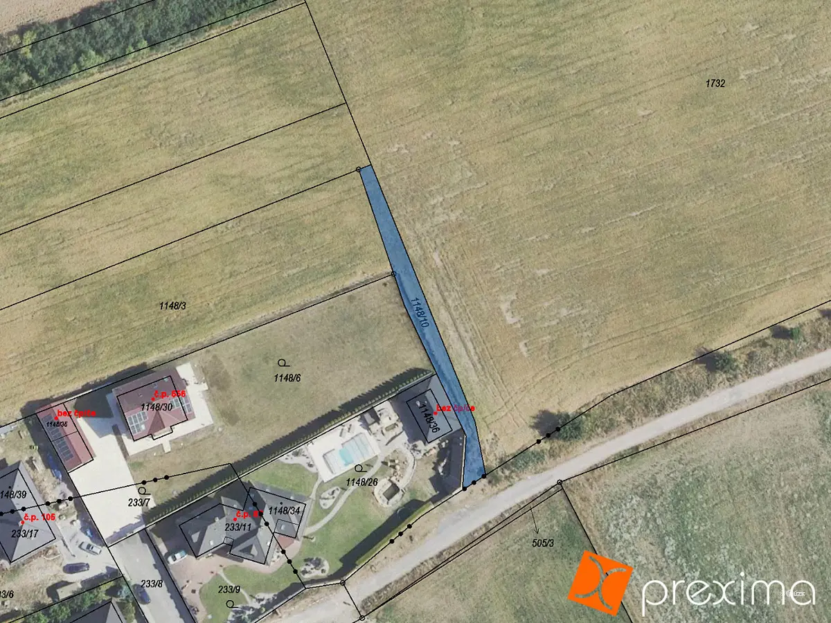 Prodej pozemku 46 m², Hřebeč · okres Kladno