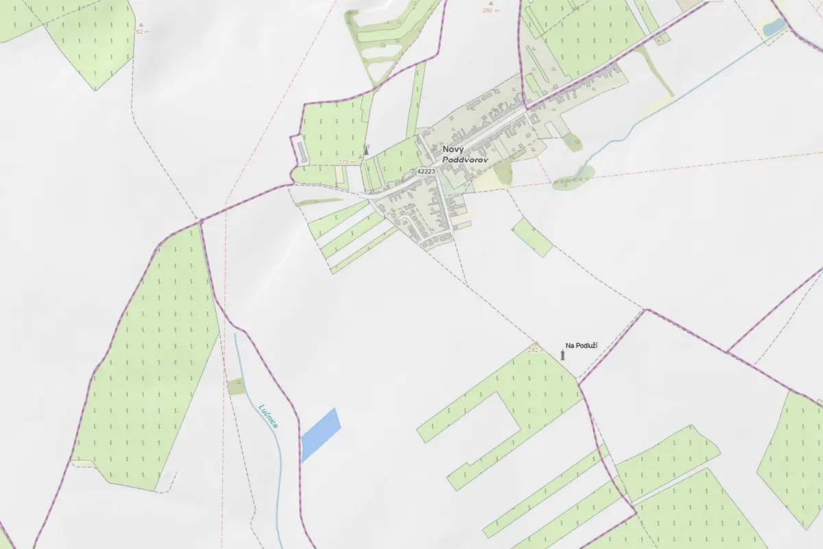 Prodej pozemku 10020 m², Nový Poddvorov