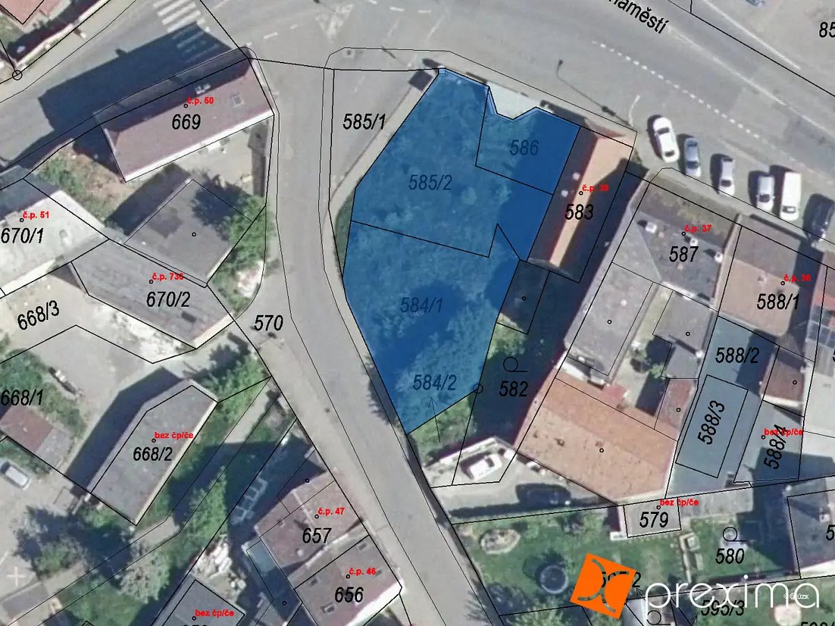 Prodej pozemku 192 m², Chabařovice · okres Ústí nad Labem