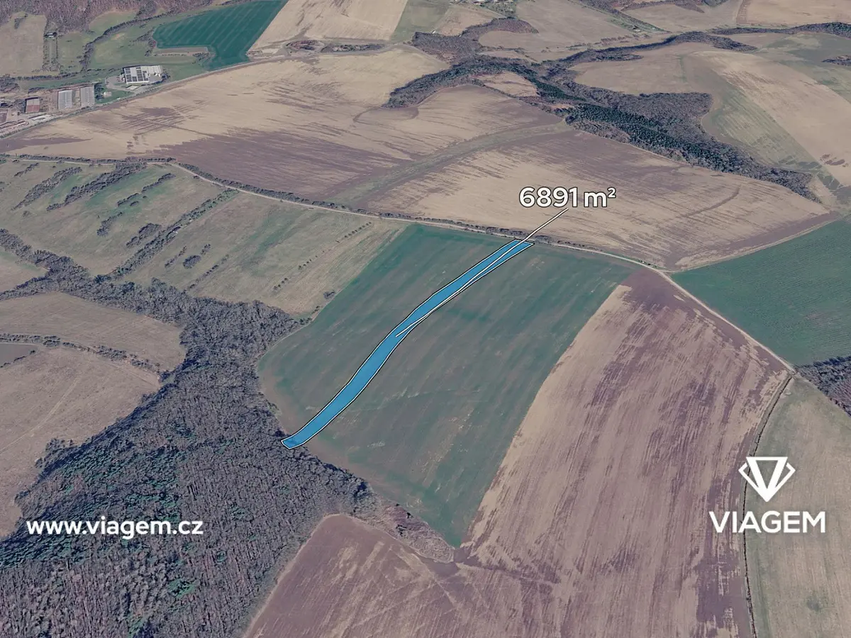 Prodej pozemku 4306 m², Dobrkovice