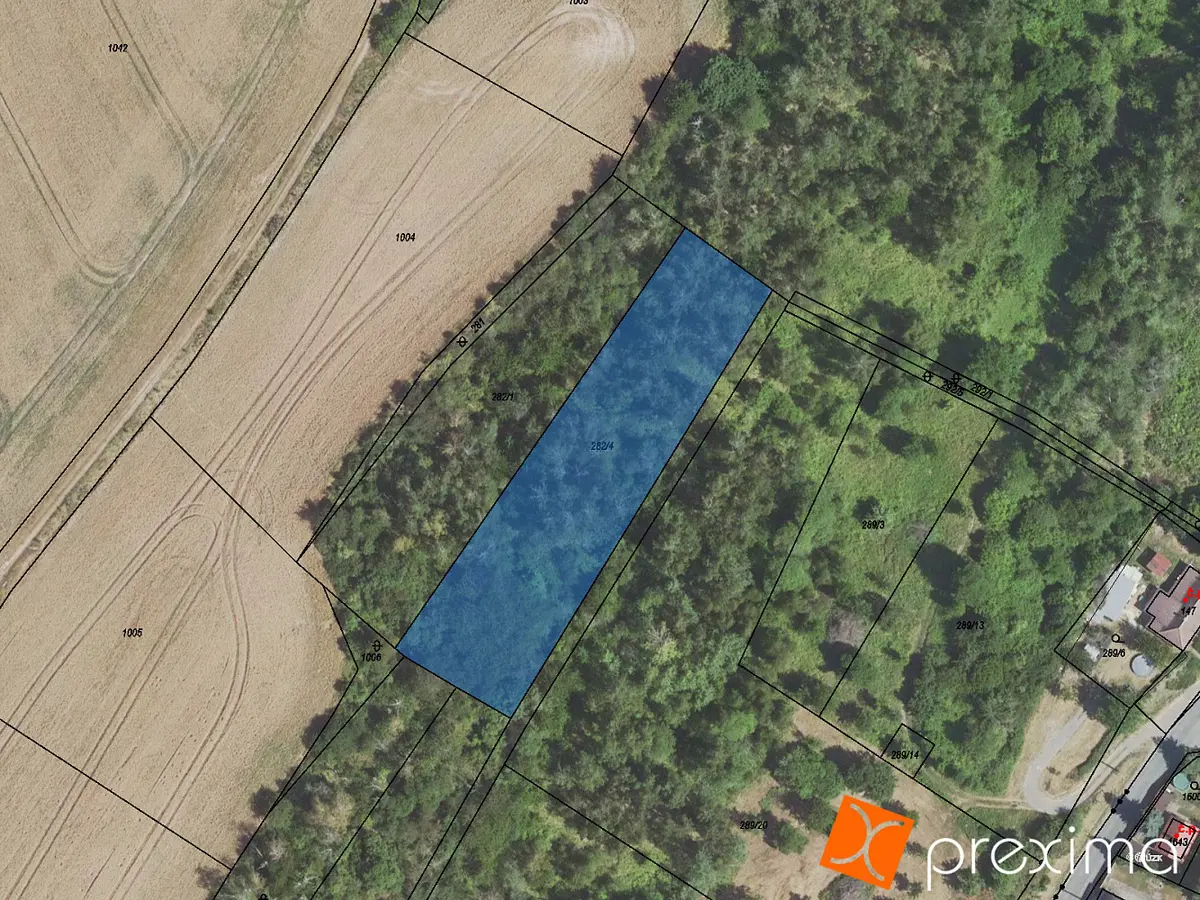 Prodej pozemku 1622 m², Třebichovice · okres Kladno