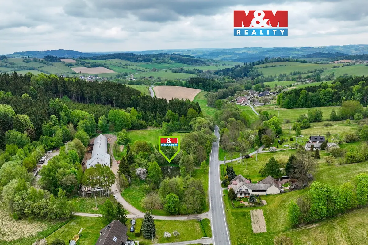 Prodej pozemku 338 m², Věcov - Roženecké Paseky · okres Žďár nad Sázavou
