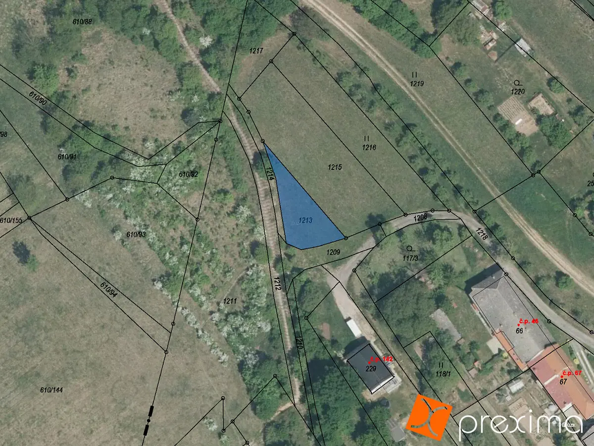 Prodej pozemku 73 m², Bělov · okres Zlín