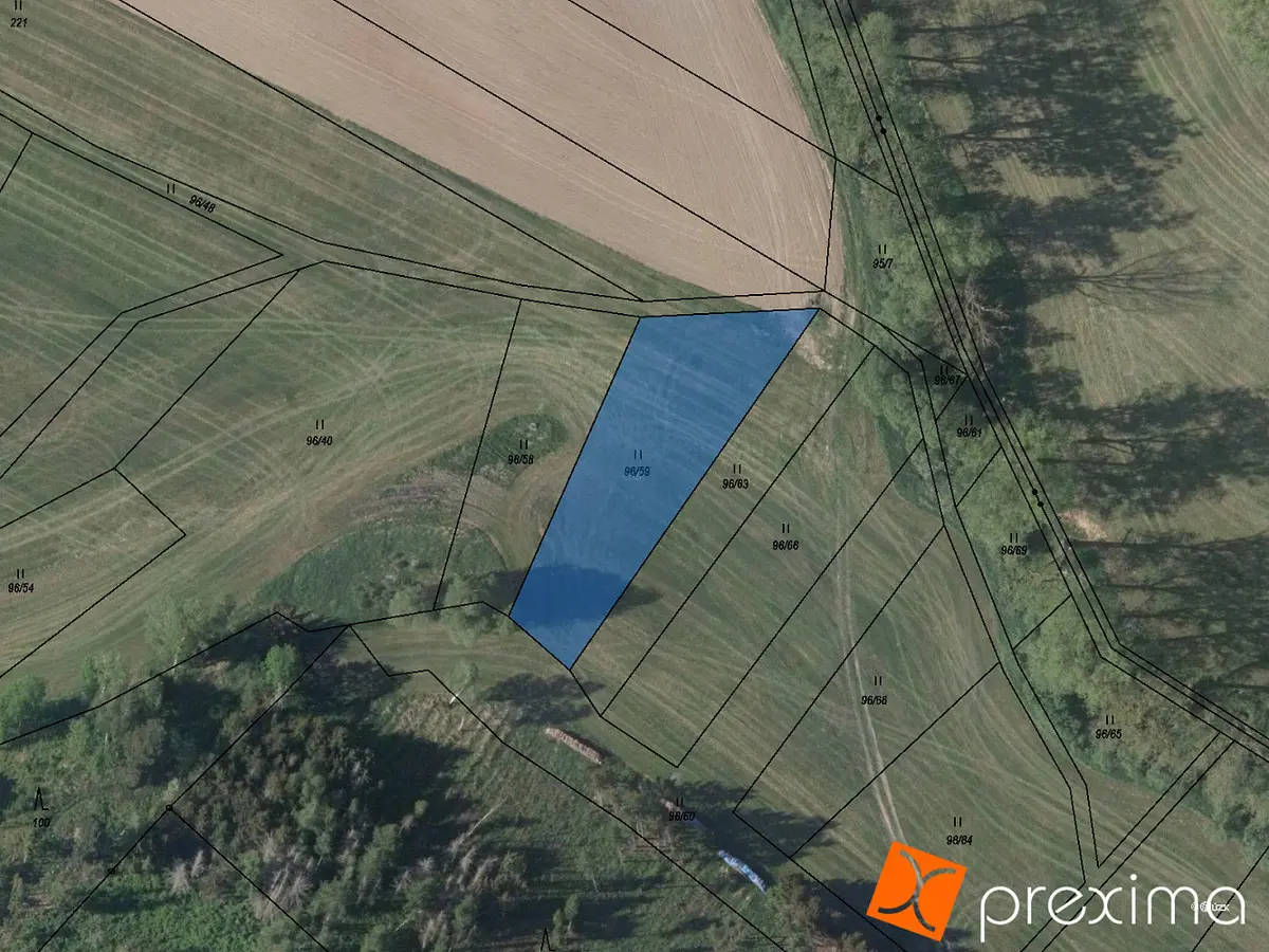 Prodej pozemku 124 m², Stránecká Zhoř · okres Žďár nad Sázavou