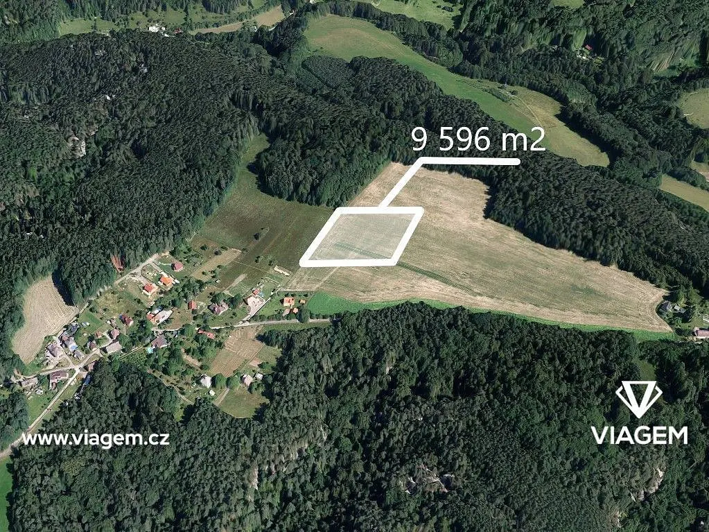 Prodej pozemku 2399 m², Mírová pod Kozákovem · okres Semily