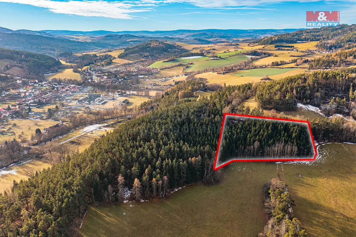 Prodej pozemku 448 m², Malenice · okres Strakonice