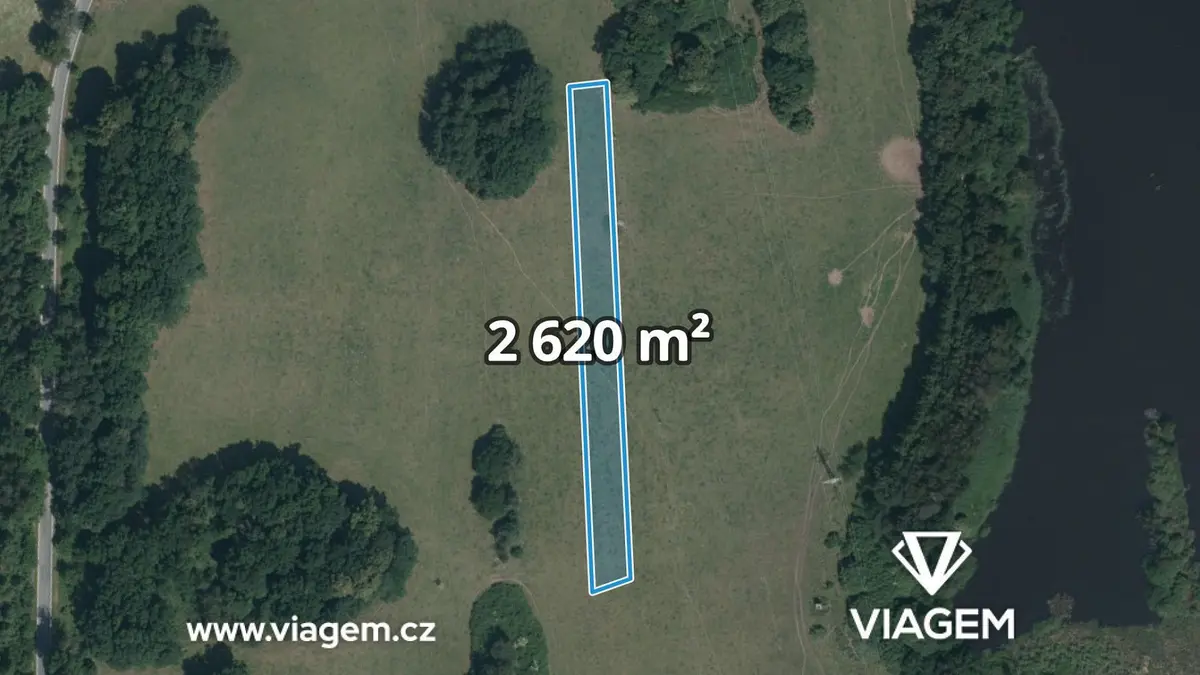 Prodej pozemku 2620 m², Chlum u Třeboně · okres Jindřichův Hradec