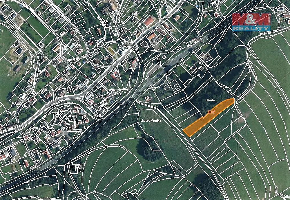 Prodej pozemku 3043 m², Lhota u Vsetína