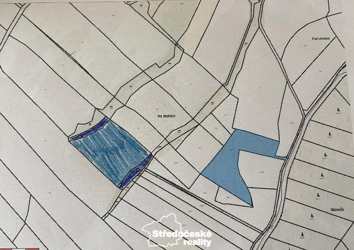 Prodej pozemku 11541 m², Hvozdnice