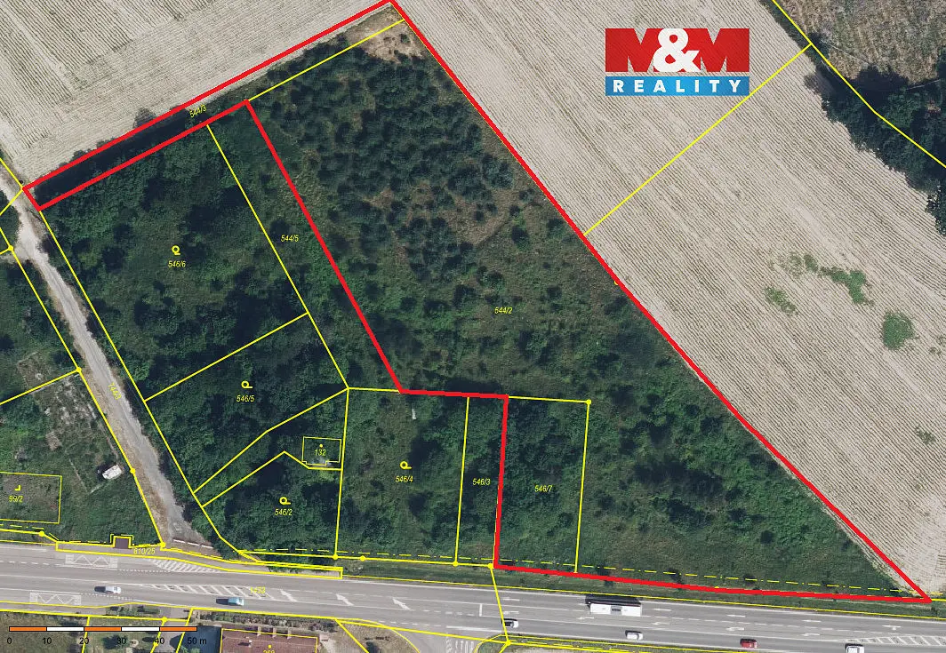 Prodej pozemku 11187 m², Dřevěnice