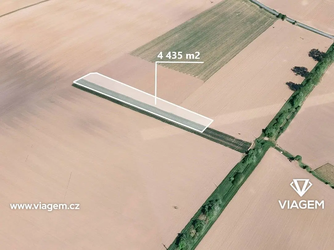 Prodej pozemku 2217 m², Střížovice · okres Kroměříž