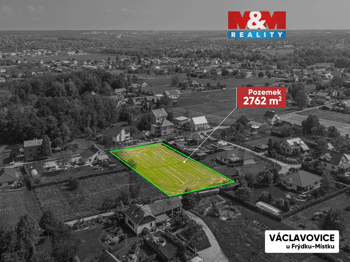 Prodej pozemku 762 m², Václavovice · okres Ostrava-město
