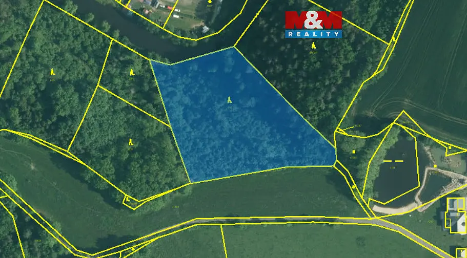 Prodej pozemku 271 m², Římov - Branišovice · okres České Budějovice