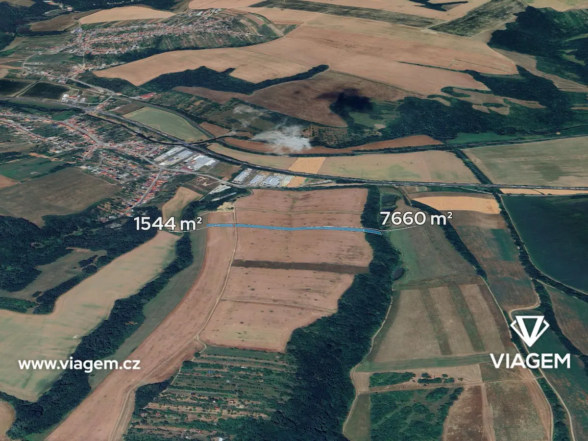 Prodej pozemku 2301 m², Podolí · okres Uherské Hradiště