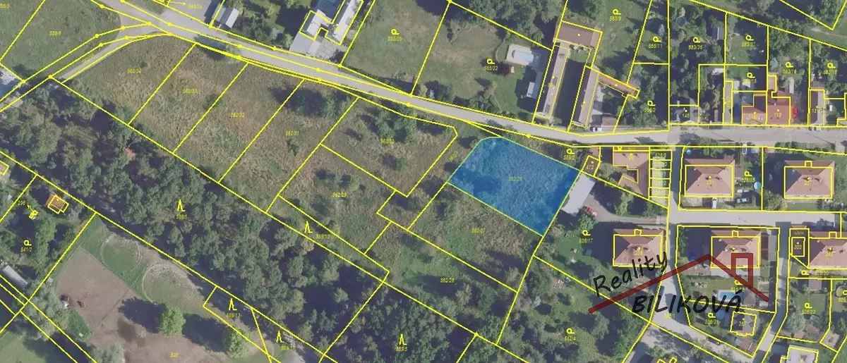 Prodej pozemku 1001 m², Záryby · okres Praha-východ