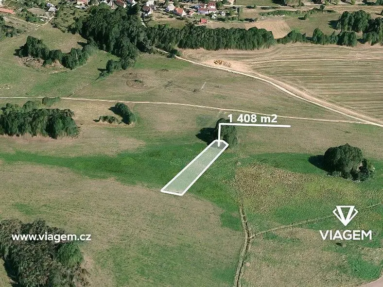 Prodej pozemku 1095 m², Chanovice · okres Klatovy