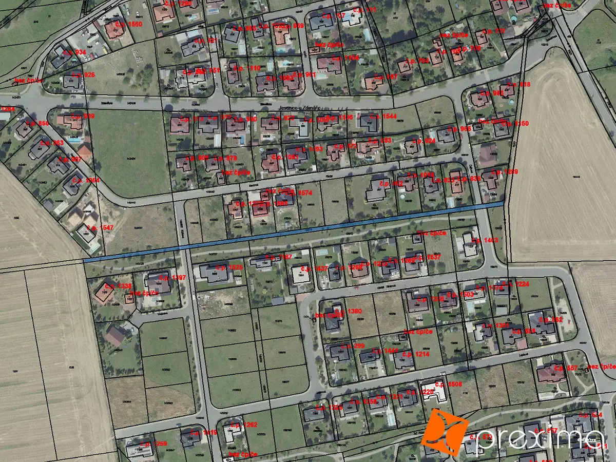 Prodej pozemku 186 m², Jesenice · okres Praha-západ