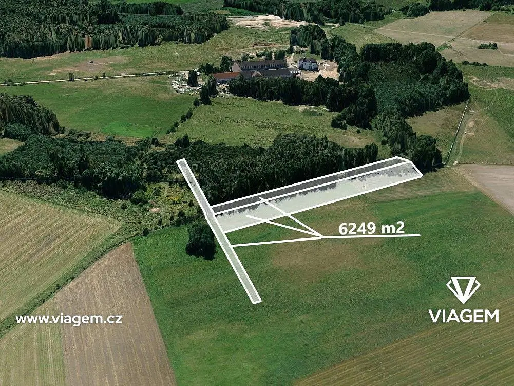 Prodej pozemku 2795 m², Labské Chrčice · okres Pardubice
