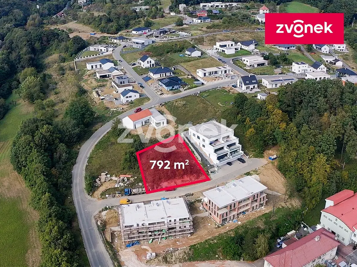 Prodej pozemku 792 m², Březnice · okres Zlín
