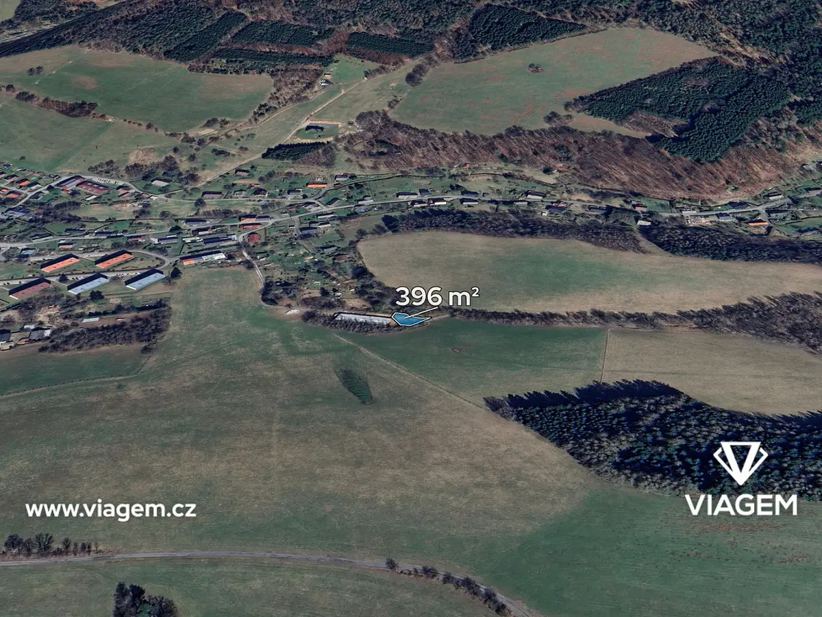 Prodej pozemku 96 m², Těchonín · okres Ústí nad Orlicí
