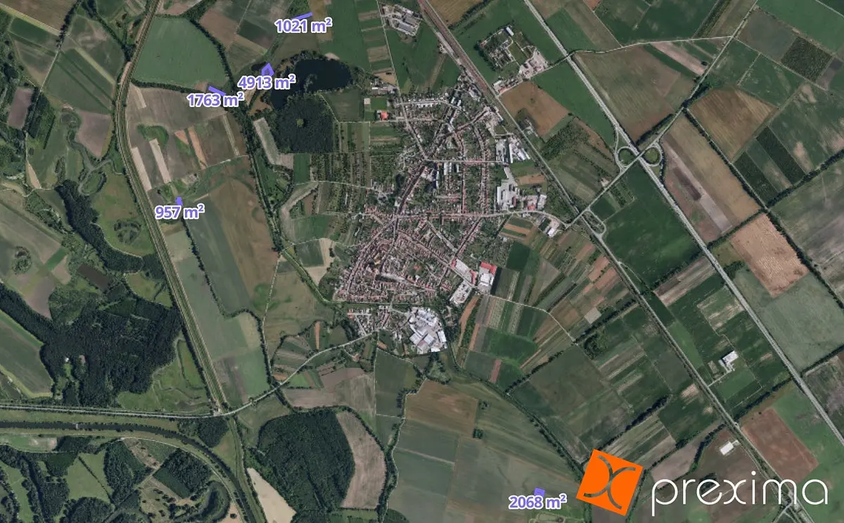 Prodej pozemku 1355 m², Podivín · okres Břeclav