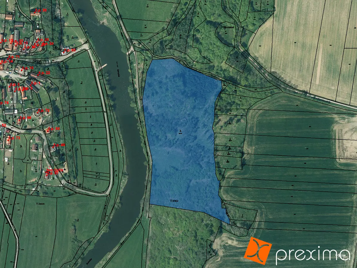Prodej pozemku 289 m², Břasy · okres Rokycany