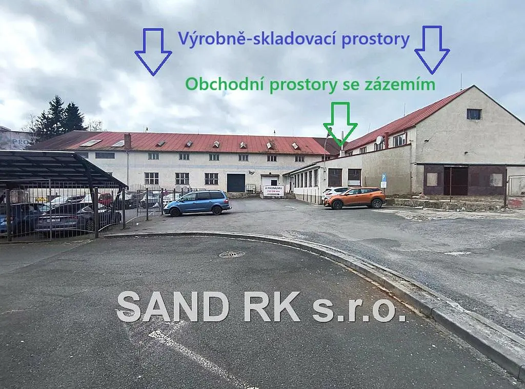 Pronájem komerčního prostoru 3300 m², Masarykova · Domažlice