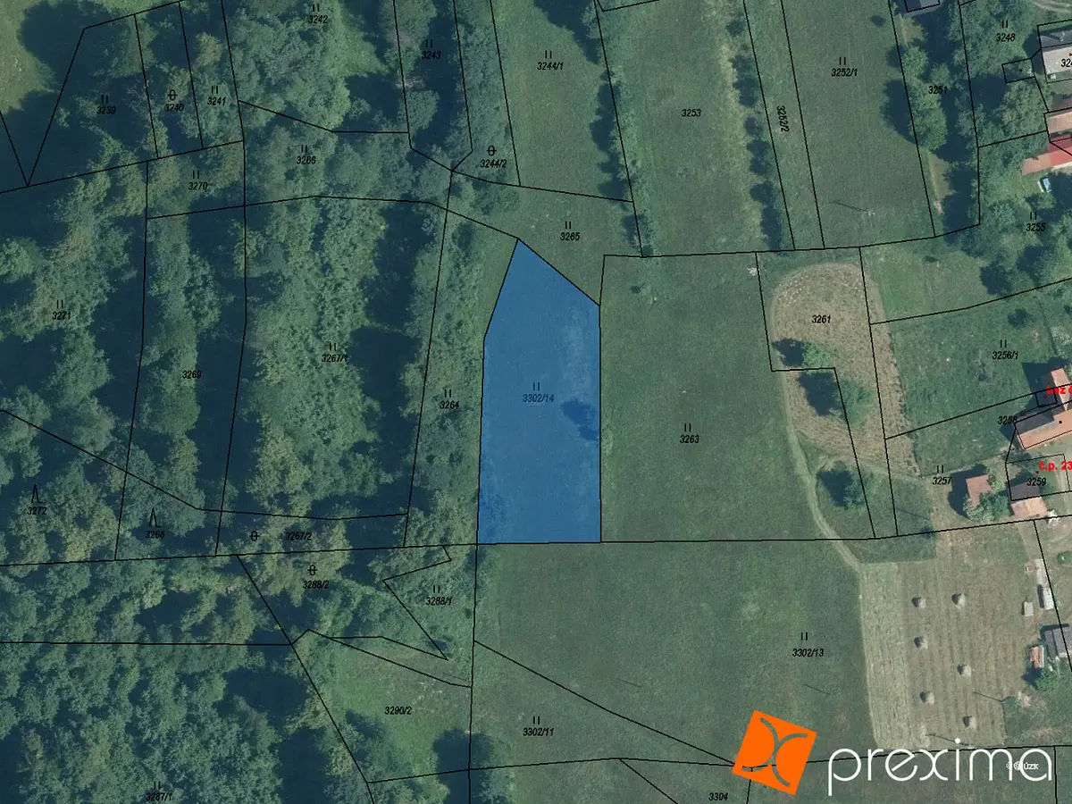 Prodej pozemku 612 m², Karolinka · okres Vsetín