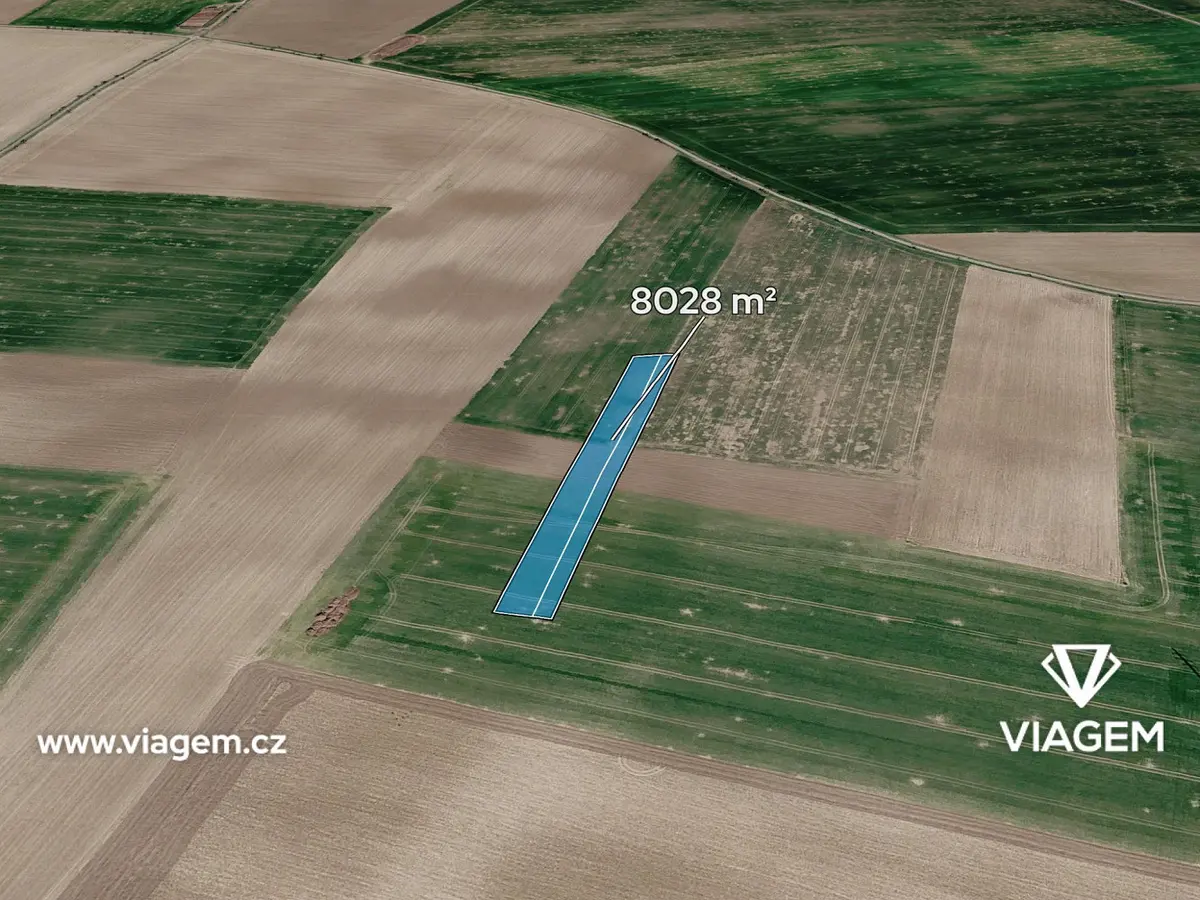 Prodej pozemku 4014 m², Trojovice · okres Chrudim