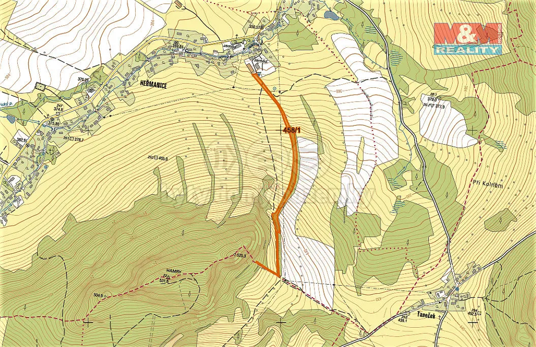 Prodej pozemku 683 m², Žandov · okres Česká Lípa