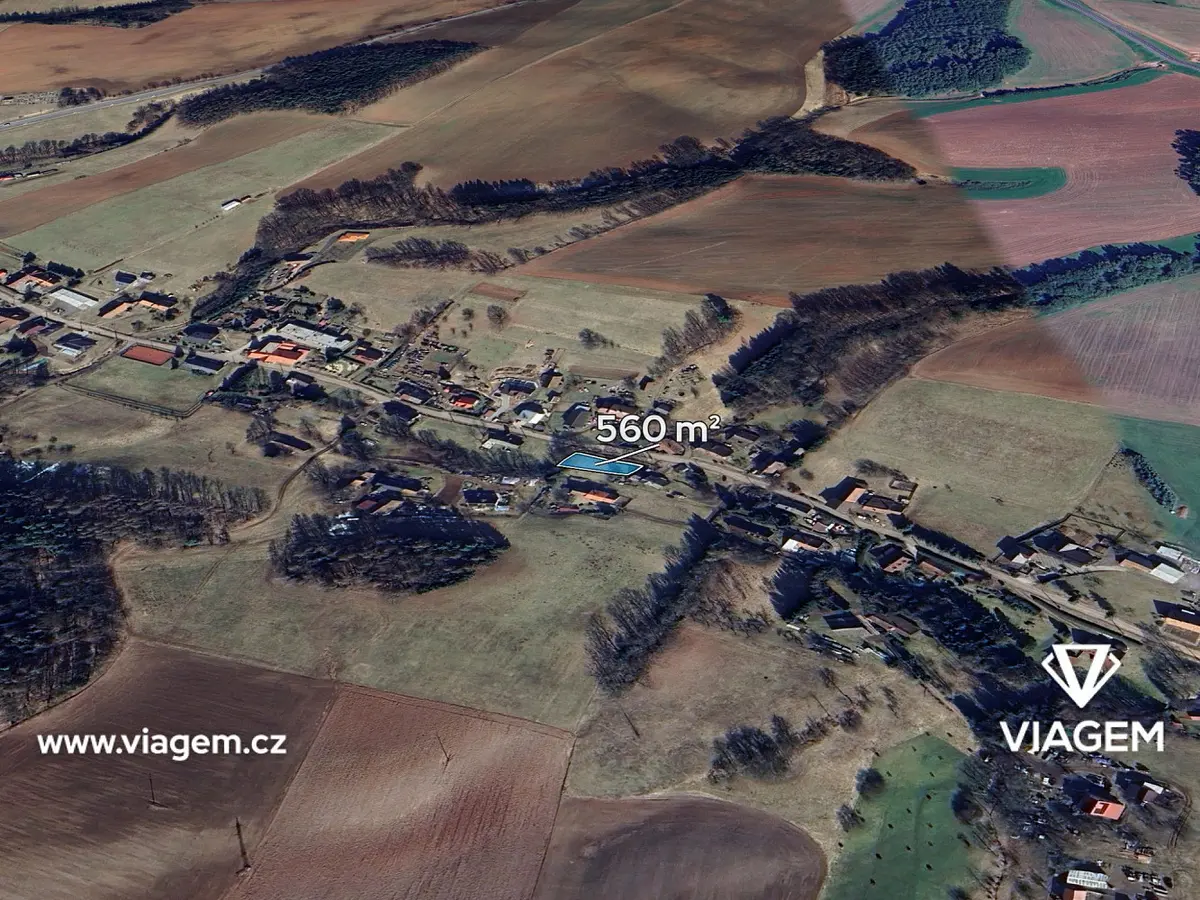 Prodej pozemku 560 m², Vrchovina · Nová Paka