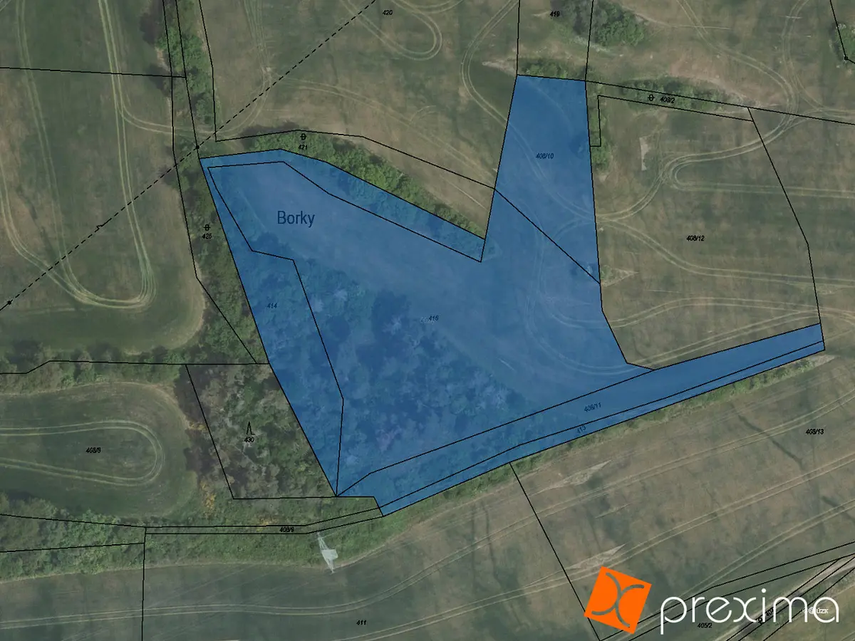 Prodej pozemku 44 m², Cetyně · okres Příbram
