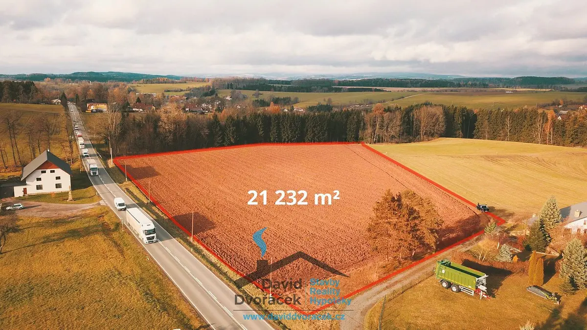Prodej pozemku 21232 m², Líšnice · okres Ústí nad Orlicí