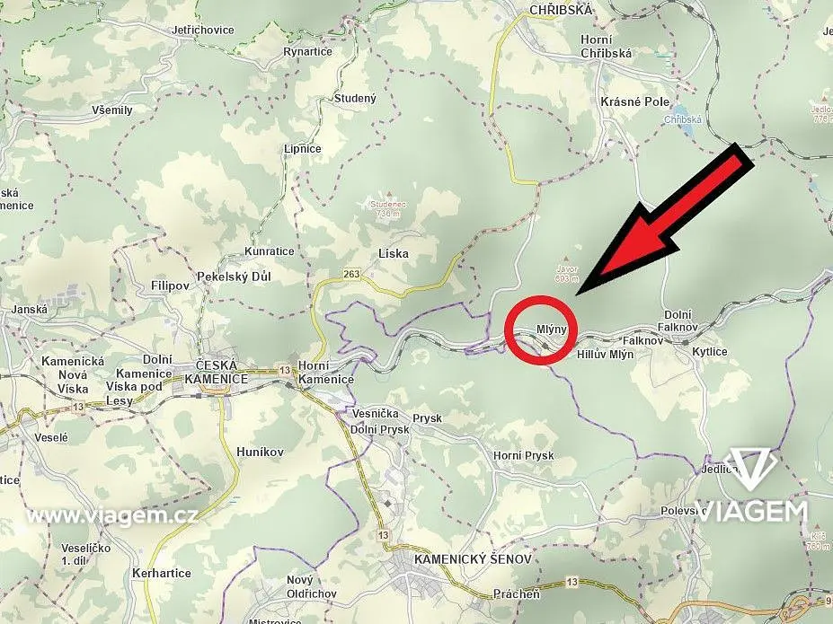 Prodej pozemku 374 m², Kytlice · okres Děčín