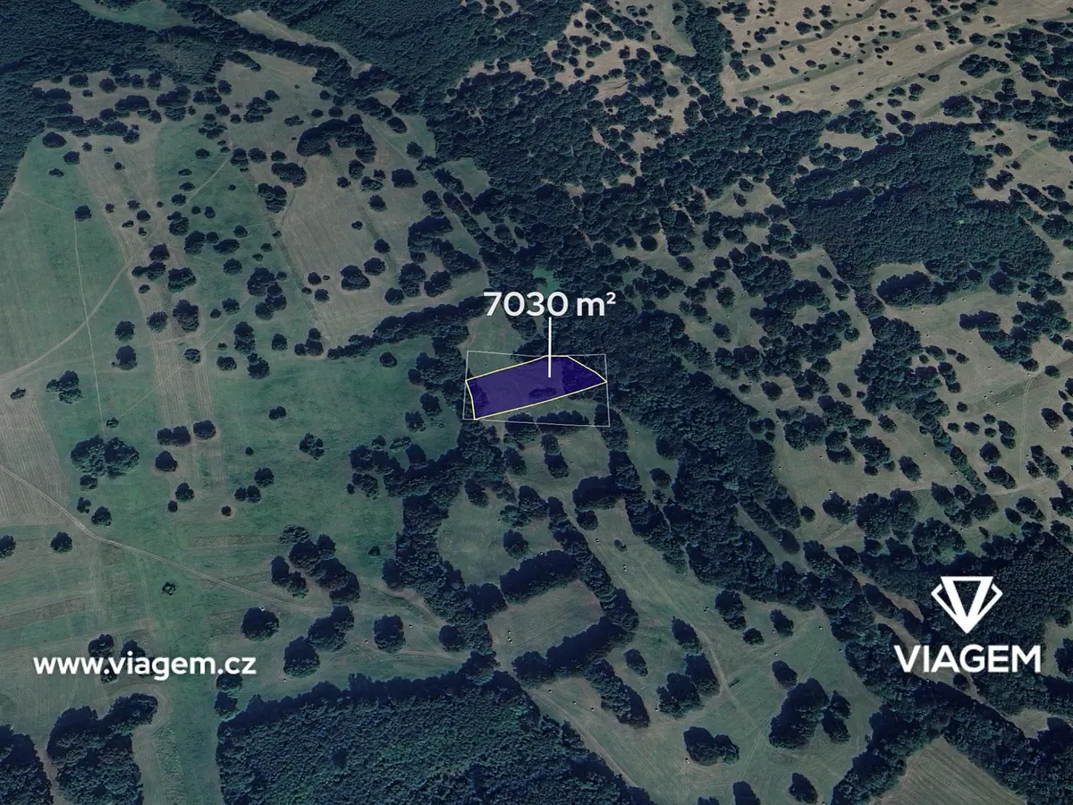 Prodej pozemku 7030 m², Tvarožná Lhota
