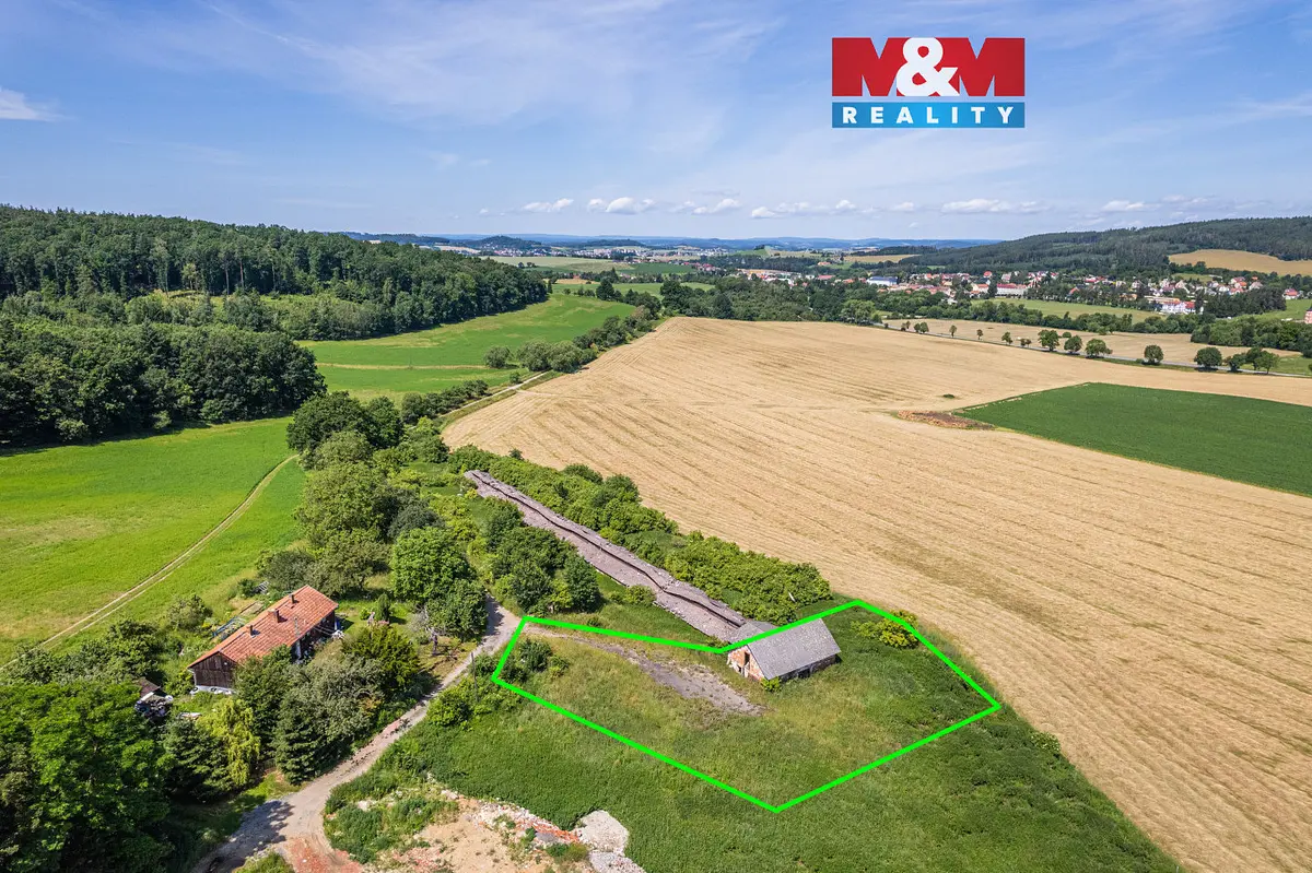 Prodej pozemku 362 m², Kosova Hora · okres Příbram