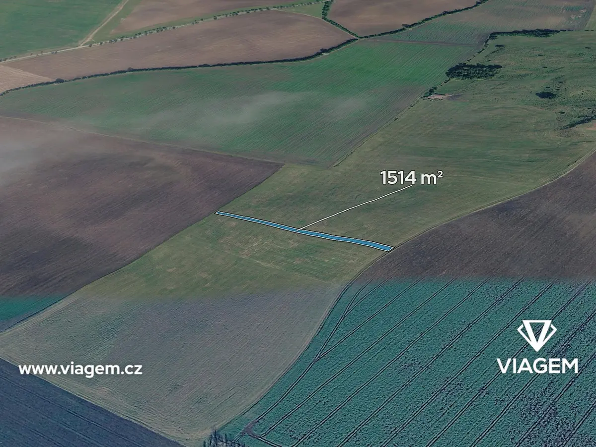 Prodej pozemku 1514 m², Roštění · okres Kroměříž