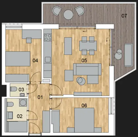 Prodej bytu 3+kk 68 m², Zapova · Smíchov