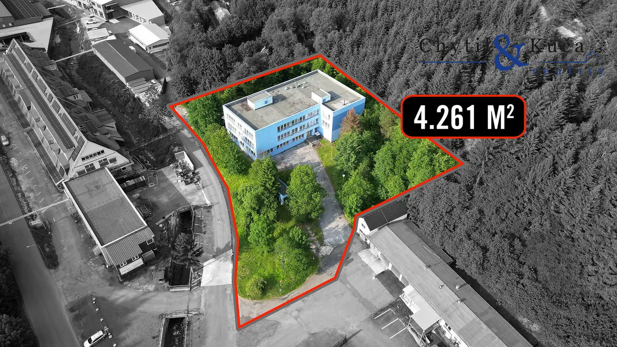 Prodej komerčního prostoru 2156 m², Vsetín
