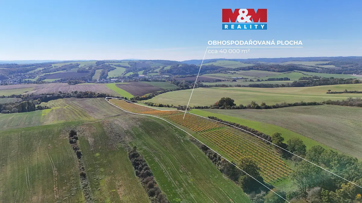 Prodej pozemku 70922 m², Jerlochovice · Fulnek