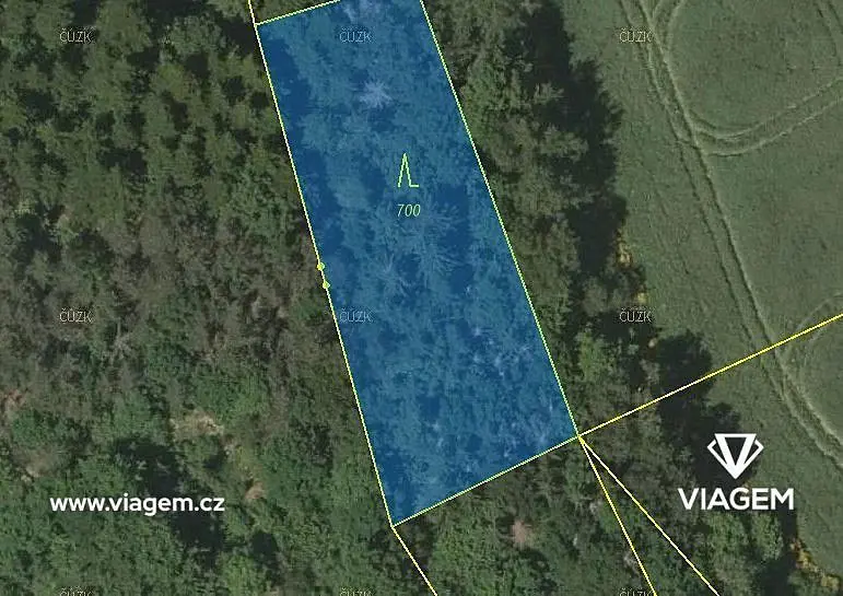 Prodej pozemku 386 m², Hrádek · okres Klatovy