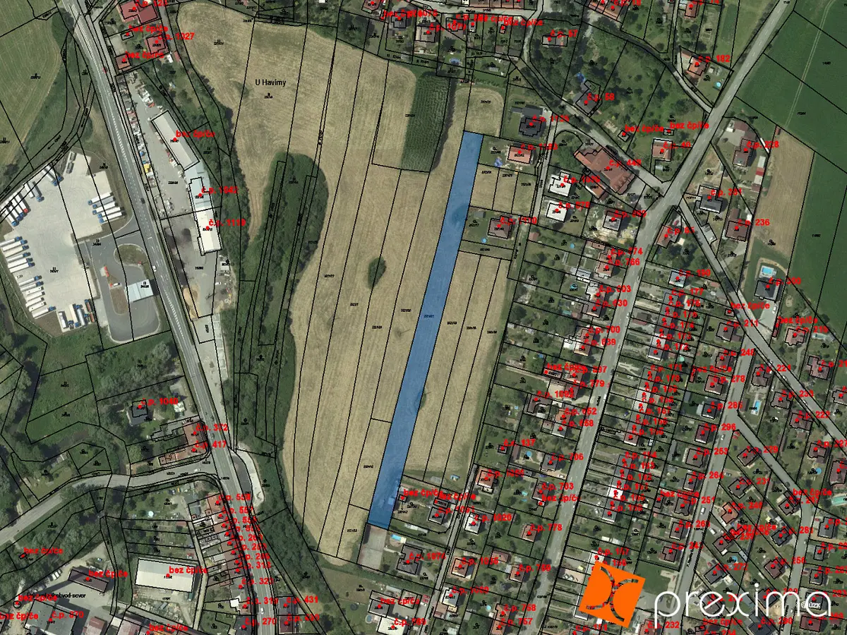 Prodej pozemku 610 m², Letovice · okres Blansko