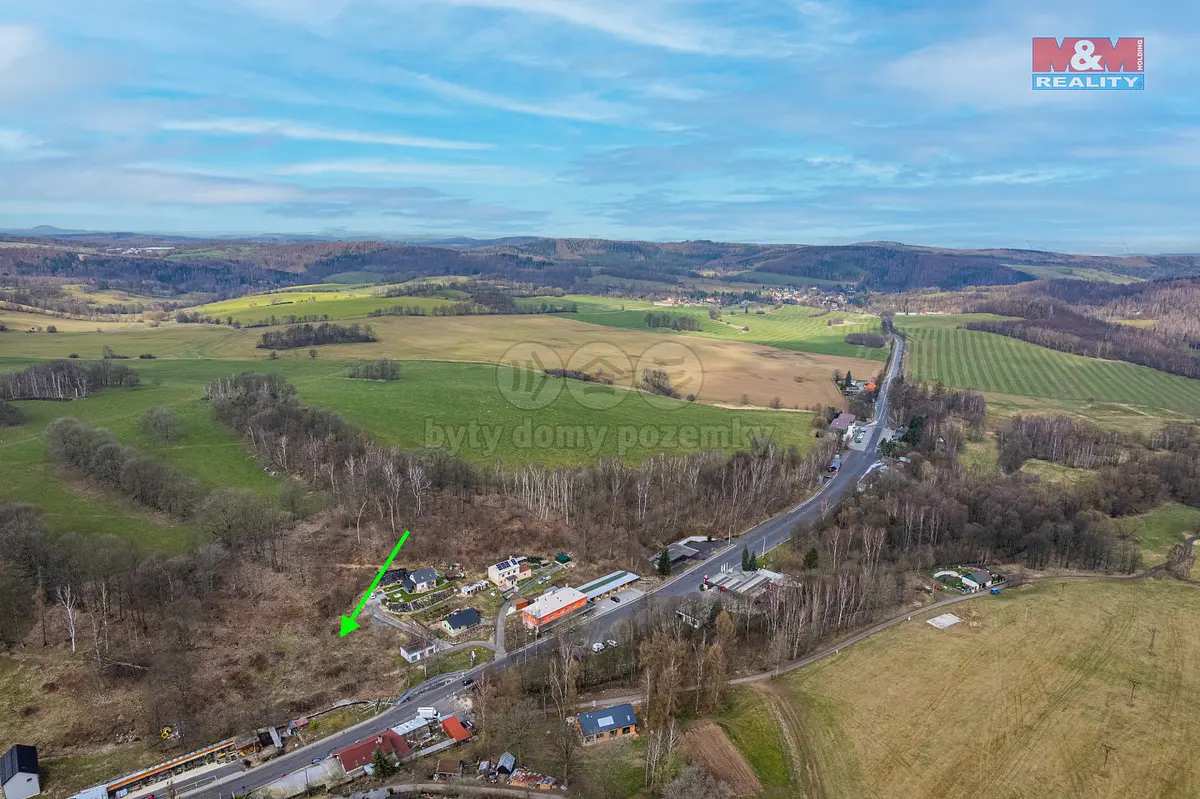 Prodej pozemku 1218 m², Petrovice · okres Ústí nad Labem