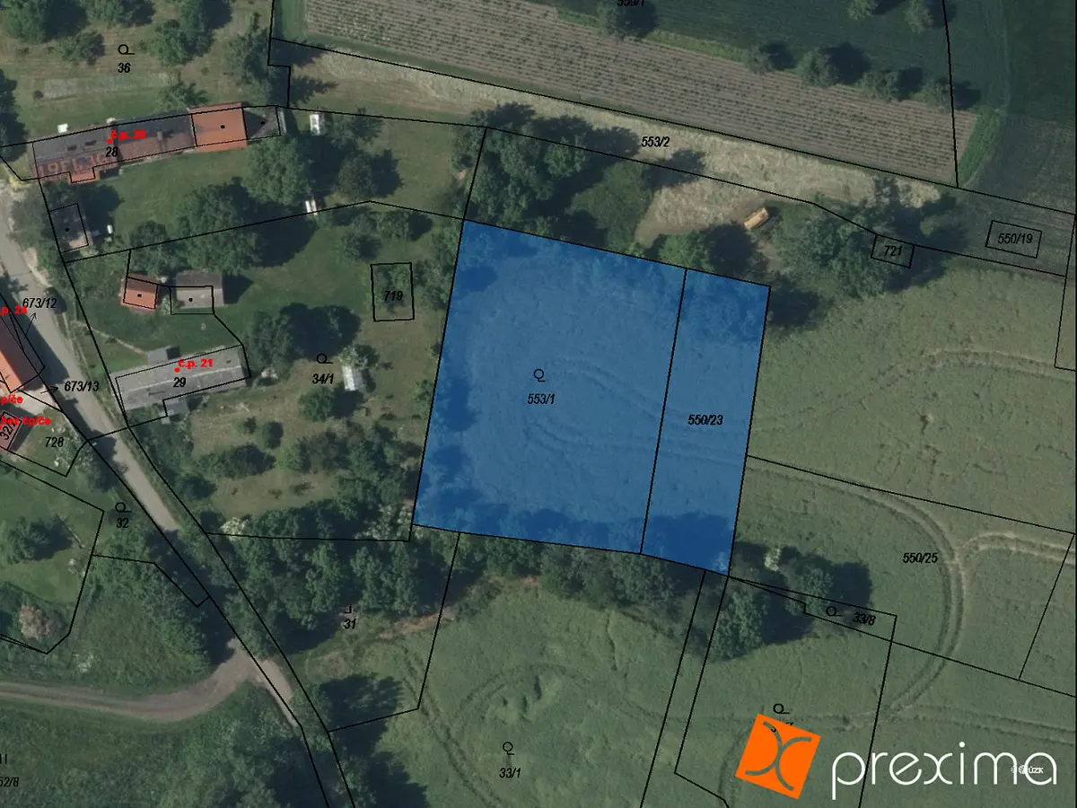 Prodej pozemku 89 m², Třebenice · okres Litoměřice