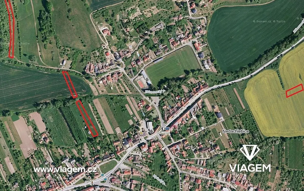 Prodej pozemku 868 m², Nedachlebice · okres Uherské Hradiště