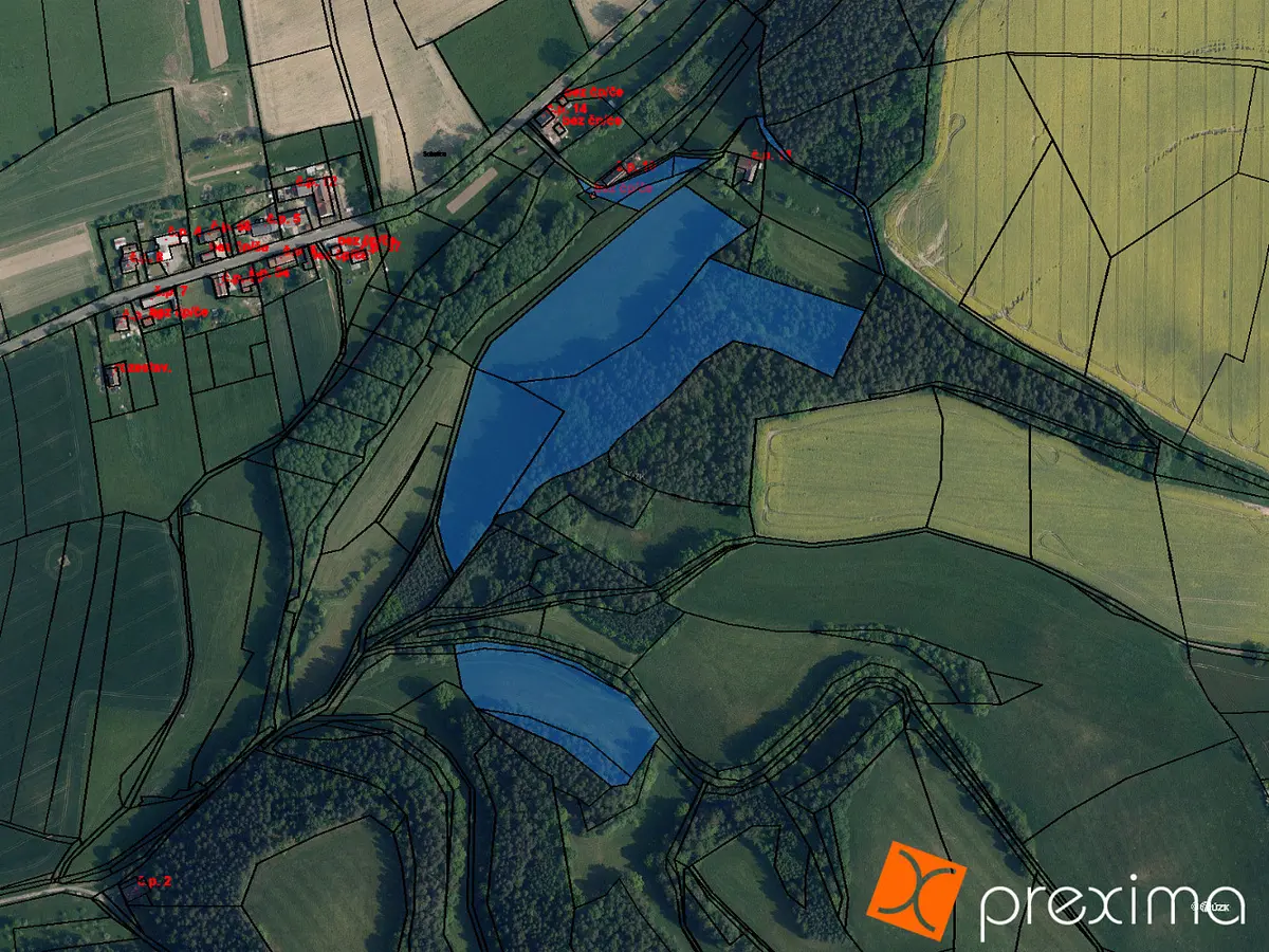 Prodej pozemku 11400 m², Český Dub · okres Liberec