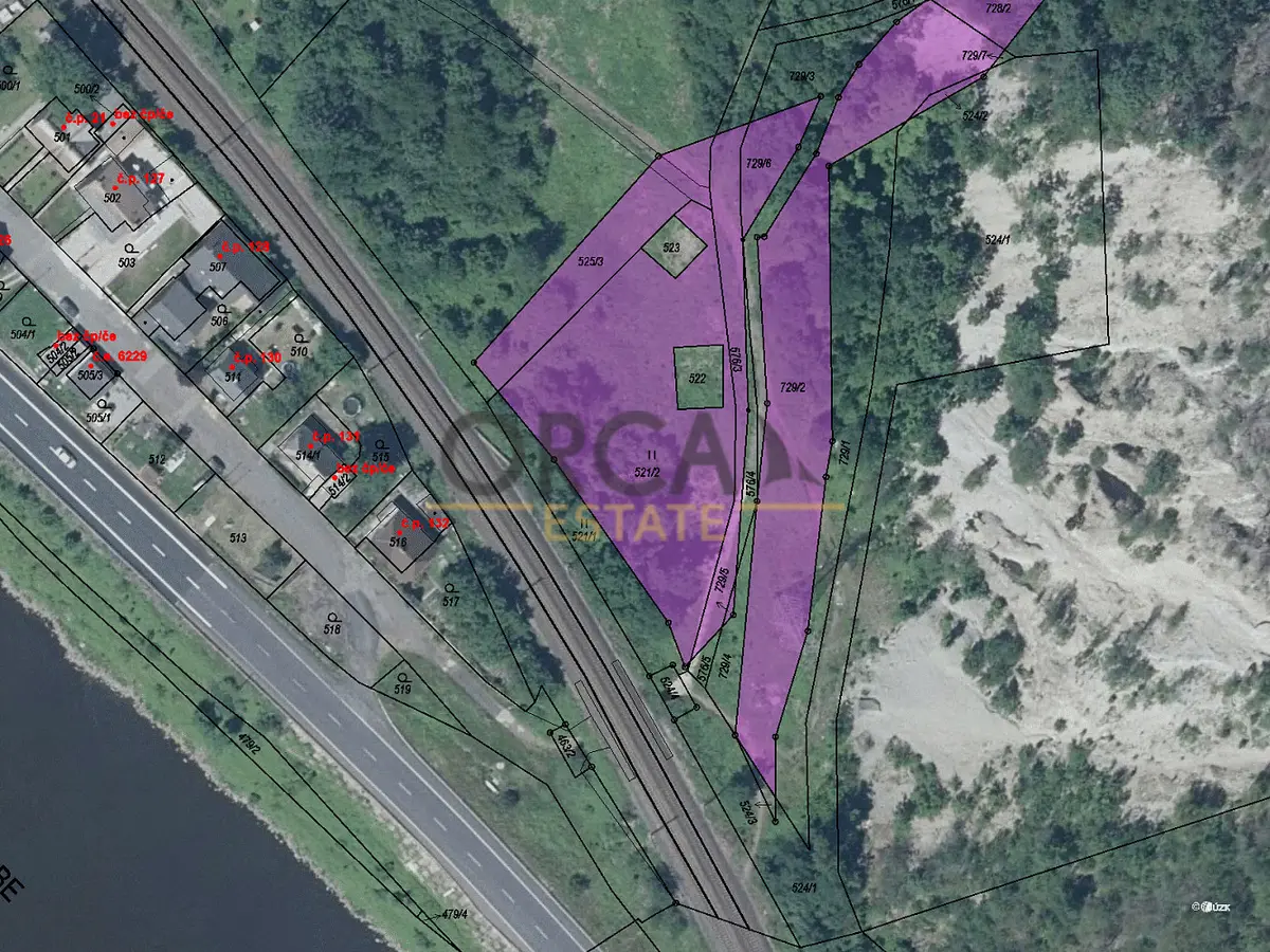 Prodej pozemku 5311 m², Ústí nad Labem