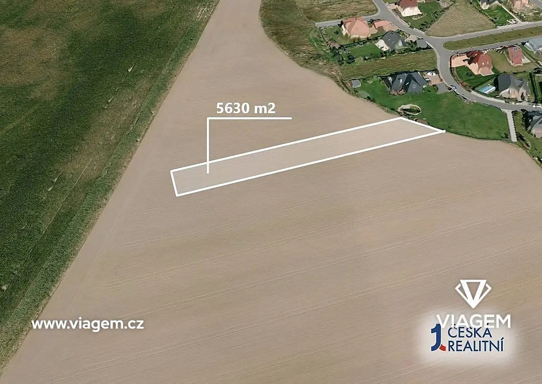 Prodej pozemku 5630 m², Zdiměřice u Prahy · Jesenice