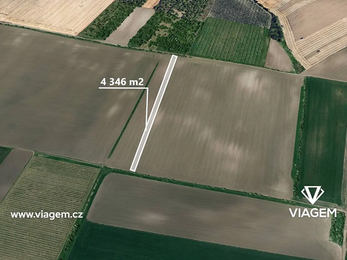 Prodej pozemku 2173 m², Hustopeče · okres Břeclav